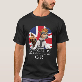 チャールズ3世の戴冠式イギリス国旗 Tシャツ