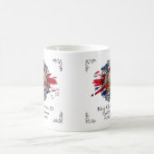 チャールズ3世の戴冠式イメージマグカップ コーヒーマグカップ (中央)