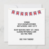 チャールズ3世の戴冠式ピクニック招待 招待状 (裏面)