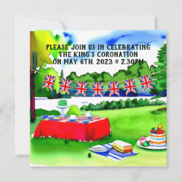 チャールズ3世の戴冠式ピクニック招待 招待状