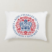 チャールズ3世の戴冠式 アクセントクッション (裏面)