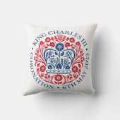チャールズ3世の戴冠式 クッション (裏面)
