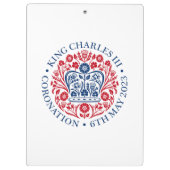 チャールズ3世の戴冠式 クリップボード (裏面)