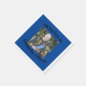 チャールズ3世の戴冠式 スタンダードカクテルナプキン (角)