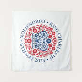 チャールズ3世の戴冠式 タペストリー (正面(横))