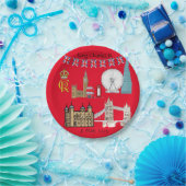 チャールズ3世の戴冠式 ペーパープレート (パーティー)