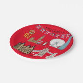 チャールズ3世の戴冠式 ペーパープレート (アングル)