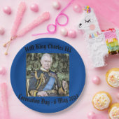 チャールズ3世の戴冠式 ペーパープレート (パーティー)