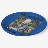 チャールズ3世の戴冠式 ペーパープレート (アングル)