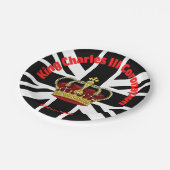 チャールズ3世の戴冠式 ペーパープレート (アングル)