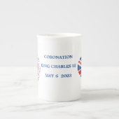 チャールズ3世の戴冠式 ボーンチャイナマグカップ (正面)