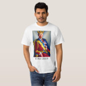 チャールズ3世の戴冠式 Tシャツ (正面フル)