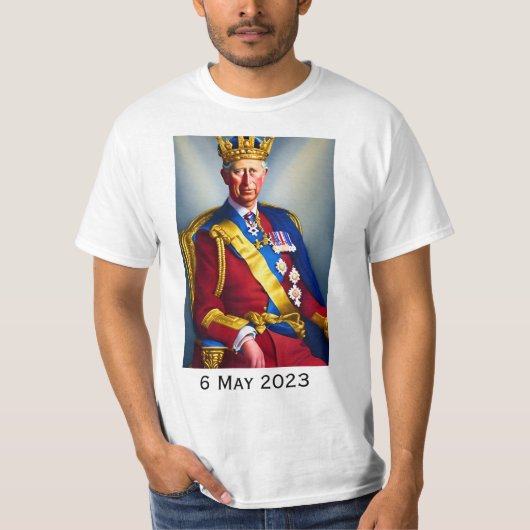 チャールズ3世の戴冠式 Tシャツ (正面)