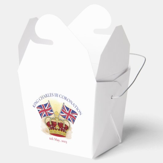 チャールズ3世の戴冠王と旗の好意 フェイバーボックス (オープン)