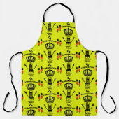 チャールズ3世の戴冠記念のお土産 エプロン (正面)