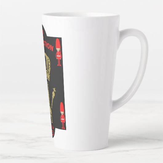 チャールズ3世の戴冠記念のお土産 カフェラテマグ (右)