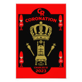 チャールズ3世の戴冠記念のお土産 フォトプリント            (正面)