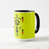 チャールズ3世の戴冠記念のお土産 マグカップ (正面右)