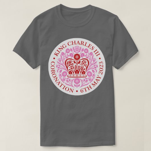 チャールズ3世の戴冠記念1 Tシャツ (デザイン正面)