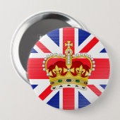 チャールズ3世の戴冠記念 缶バッジ (正面&裏面)