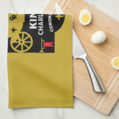 チャールズ3世の英国戴冠式2023 キッチンタオル (四つ折り)