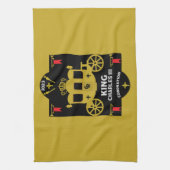 チャールズ3世の英国戴冠式2023 キッチンタオル (縦)