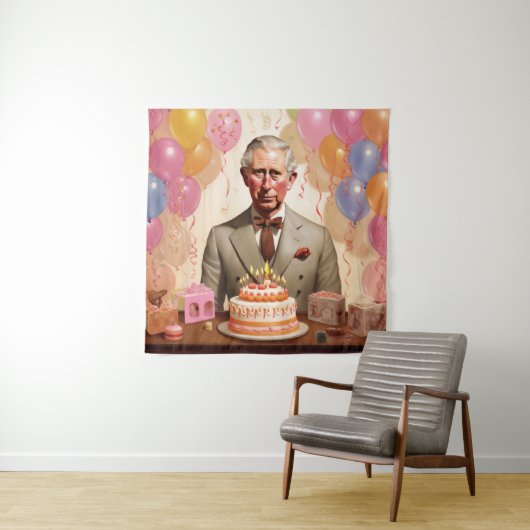 チャールズ3世の誕生日パーティー タペストリー (インサイチュ)