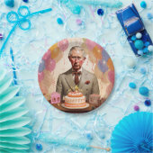 チャールズ3世の誕生日パーティー ペーパープレート (パーティー)