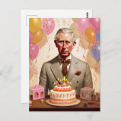 チャールズ3世の誕生日パーティー ポストカード (正面/裏面)