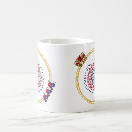 チャールズ3世クラウン戴冠式マグカップ コーヒーマグカップ (中央)