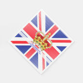 チャールズ3世クロッボド王の戴冠記念品 スタンダードランチョンナプキン (角)