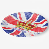 チャールズ3世クロッボド王の戴冠記念品 ペーパープレート (アングル)