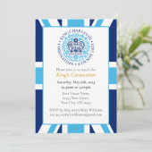 チャールズ3世コロネーションウォッチ |お祝い 招待状 (スタンド正面)