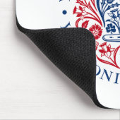 チャールズ3世コロネーションエンブレム王室の記念 マウスパッド (コーナー)