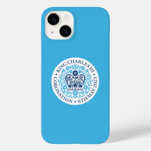 チャールズ3世コロネーションエンブレム王室の記念 Case-Mate iPhoneケース (裏面)