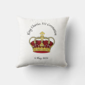 チャールズ3世コロネーションメモリアルクッション クッション (裏面)