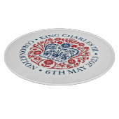 チャールズ3世コロネーションロゴ記念 カッティングボード (角)