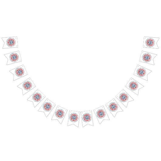 チャールズ3世コロネーションロゴ バンティングフラッグ (全)