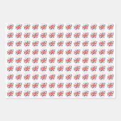 チャールズ3世ユニオン・ジャック国旗 ラッピングペーパーシート (正面3)