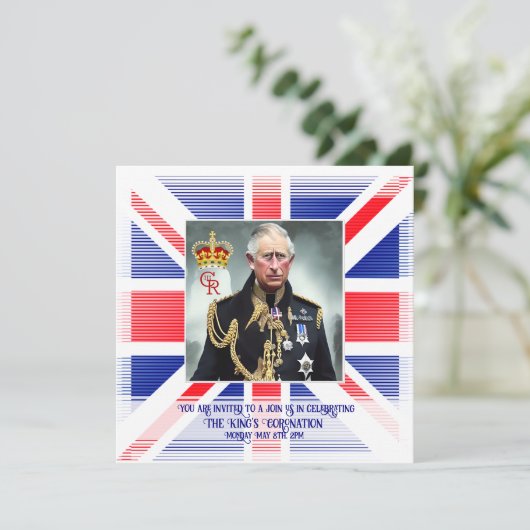 チャールズ3世国王 招待状 (スタンド正面)