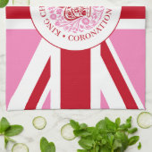 チャールズ3世王室の戴冠ロゴ愛国心 キッチンタオル (折り畳み)