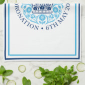 チャールズ3世王室の戴記念品 キッチンタオル (折り畳み)