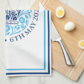 チャールズ3世王室の戴記念品 キッチンタオル (四つ折り)