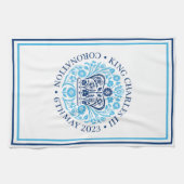 チャールズ3世王室の戴記念品 キッチンタオル (横)