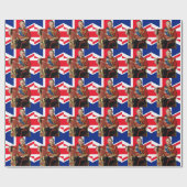 チャールズ3世英国国旗 ラッピングペーパー (フラット)