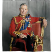 チャールズ3世 シャワーカーテン (正面)