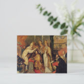 チャールズ5世の神聖ローマ皇帝の戴冠式 ポストカード (スタンド正面)