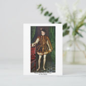 チャールズ9世ポートレートフランス ポストカード (スタンド正面)