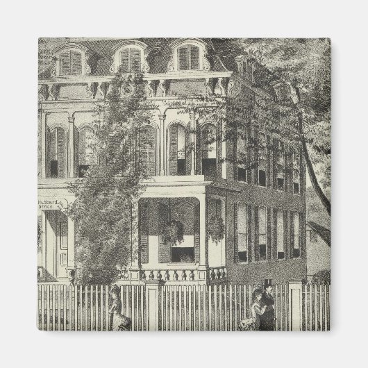 チャールズ・うらなり博士の住居 マグネット (正面)