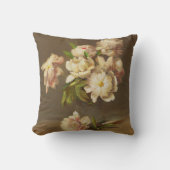 チャールズ・イーサン・ポーター、花瓶の牡丹 クッション (正面)